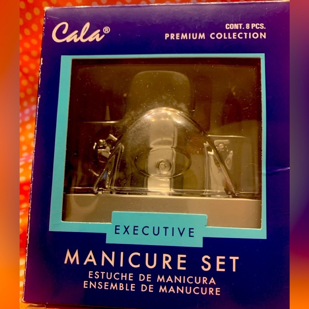 Cala 8pc Manicure Set- Nail Clippers, Cuticle Trimmer & More NWT
Including Case